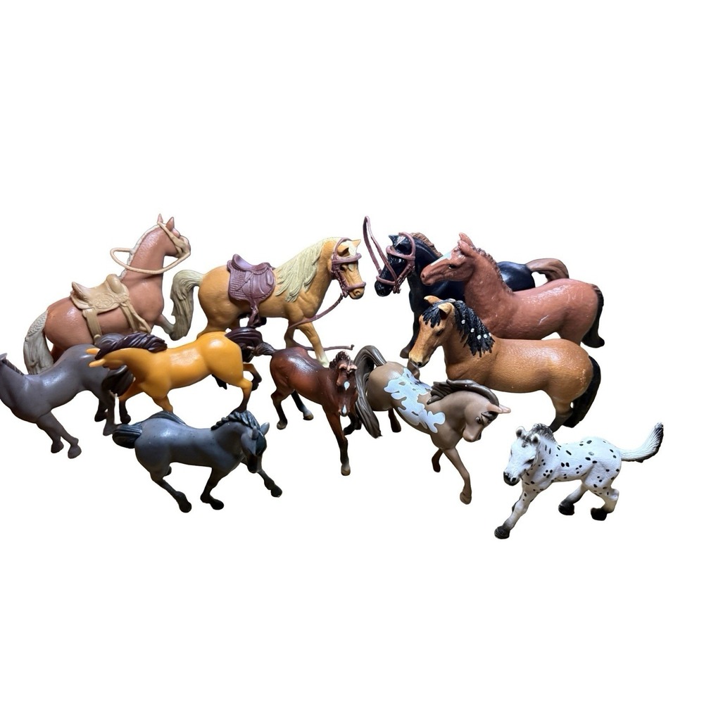 Lot of Horse just figurines Just play‎ schleich and others
